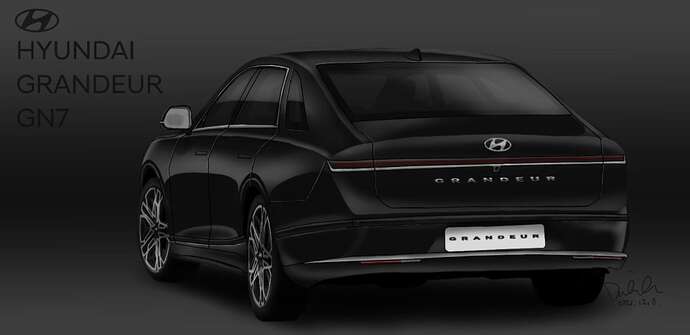 Hyundai_Grandeur_GN7_Rear_black