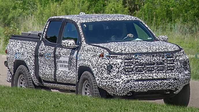 gmc-canyon-at4x-front-view-spy-photo