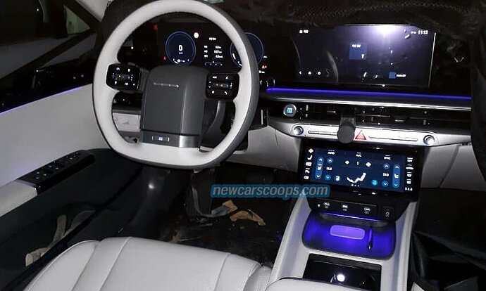 The leaked 2022 Hyundai Grandeur (GN7) interior design_newcarscoops