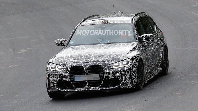 2023 BMW M3 Touring spy shots - Photo credit. Baldauf_SB-Medien
