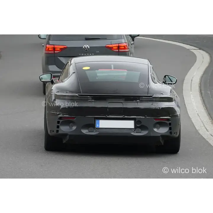 The future of the Porsche 718 is electric- we spotted the 718 Cayman EV yesterday on public roads near the Nürburgring and it looks awesome! How do you like it#Porsche #Cayman #ev #Porschecayman #718cayman #caymanev #prototype #erlkönig