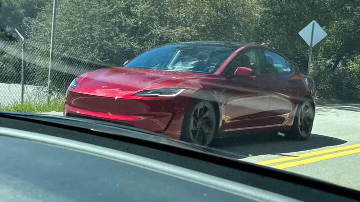 Here’s the 2024 Tesla Model 3 Performance before you’re meant to see it – again (3)