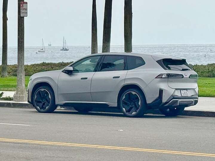 2026 BMW iX3 test vehicle spotted in US. . #2026bmwix3 #bmwix3 #spotted #testing #spyshots #prot