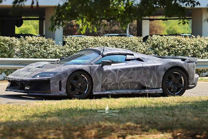 The F80 Aperta, the final road testing is now on her way! Will this be the big reveal model for (1)