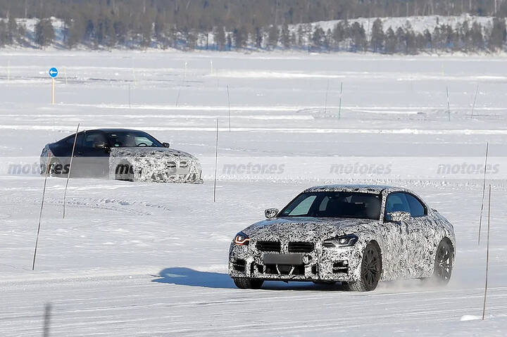 El nuevo BMW M2 CS se traslada a las pruebas de invierno tras un largo (1)