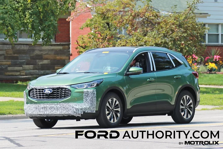 2024-Ford-Kuga-Refresh-First-Photos-August-2023-Exterior-001-side-front-three-quarters