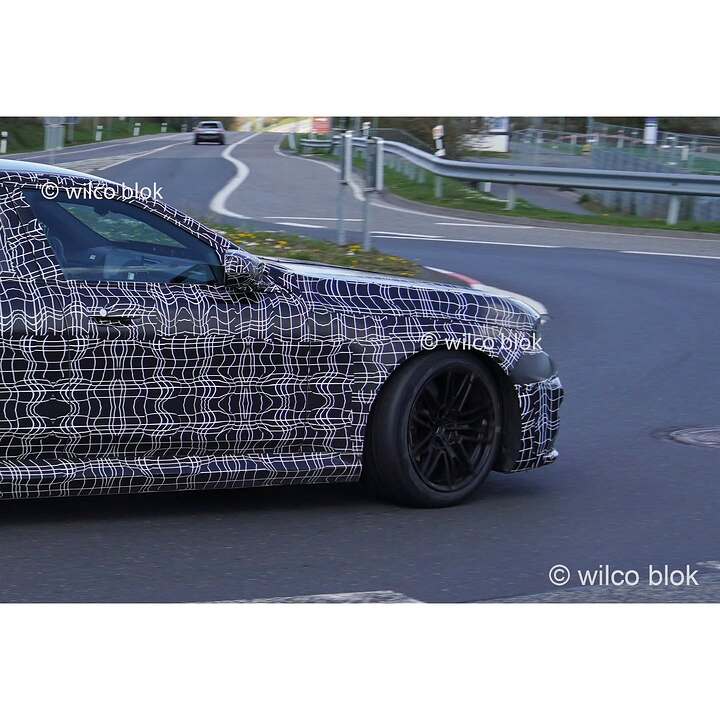 BMW M5 facelift spotted-newcarscoops-9e48