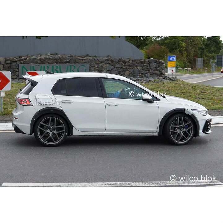 Volkswagen Golf R mule aka the T-Roc R mule is back in Nürburg!#Volkswagen #troc #trocr #golf # (1)