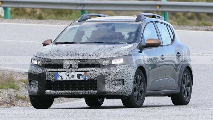 The new 2026 Dacia Sandero loses camouflage in these spy photos that hint at a major update.