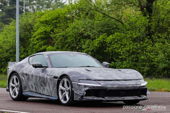 It has been almost two years since Ferrari unveiled the 12 Cilindri. Recently, it appears that t