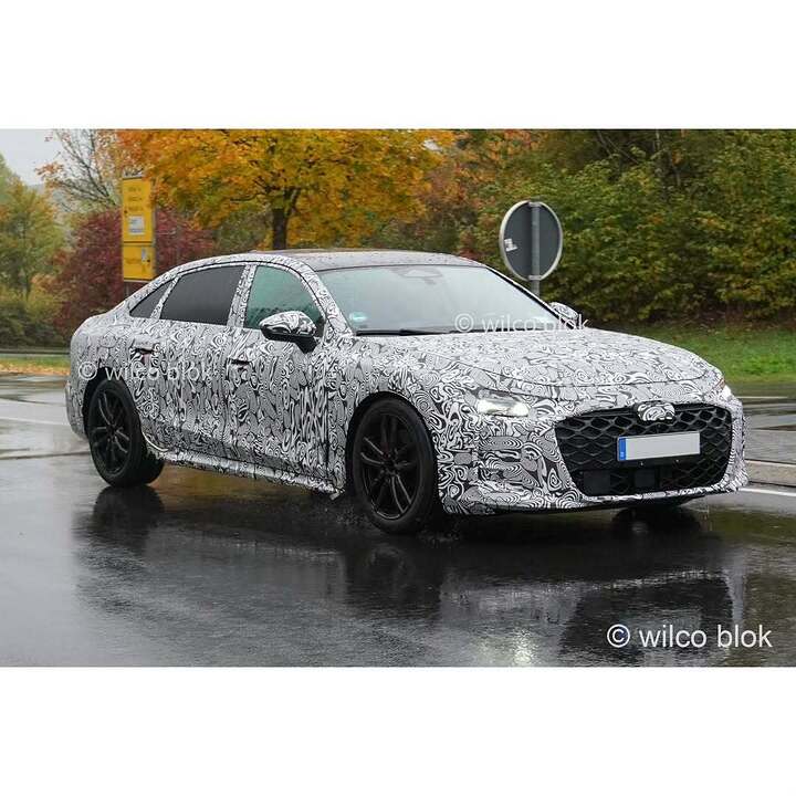 Audi A6L, the long-wheelbase version for China, spotted on his way to the Nürburgring!#Audi #A6