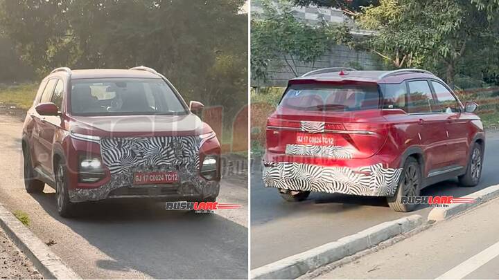 2026-mg-hector-facelift-spied-testing