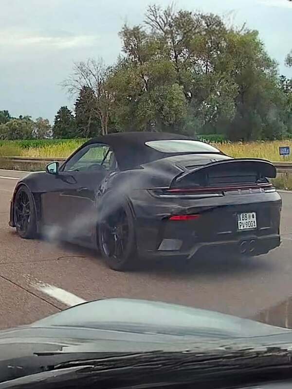 992.2 GT3 Sport Cabrio does happen...🔥Pic- @porschewerkswagen & PPF Forum#911gt3cabrio #911turb