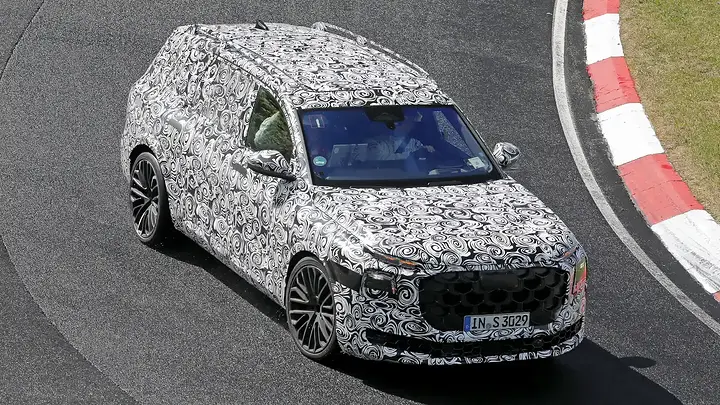 Audi Q9  - newcarscoops -  front 3_4_bur0vi