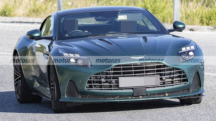 Cazado el próximo DB12 AMR en pruebas, esta mula de Aston Martin deja claro que habrá más de 700 CV 3