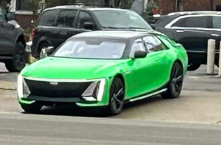 Bright-green-Cadillac-Celestiq-spotted-exterior-003-front-three-quarters-760x500