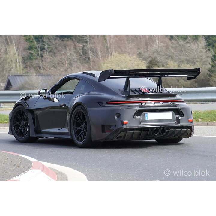 Porsche 992.2 GT3RS spied in Nürburg!#Porsche #911 #gt3rs #9922 #Erlkönig (2)
