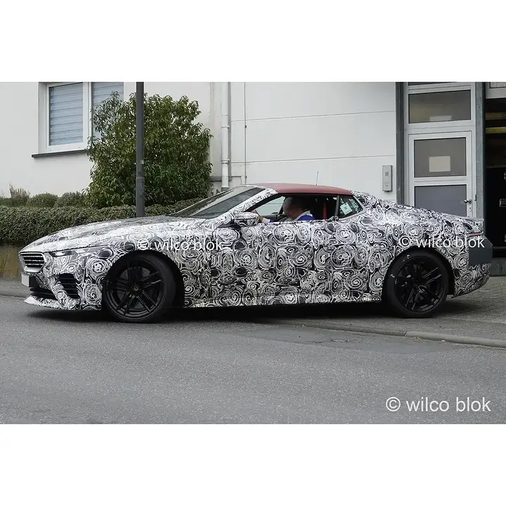 BMW Skytop leaves the BMW test centre and is heading straight to the green hell! Would you buy this for € 500K#bmw #skytop #bmwskytop #prototype #erlkönig #spyshot #carspy #nürburgring #Germany #limitededition #luxury #lifestyle #8 (1)