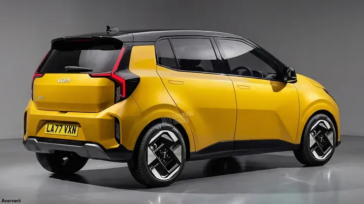 Kia EV1 render - newcarscoops - 2