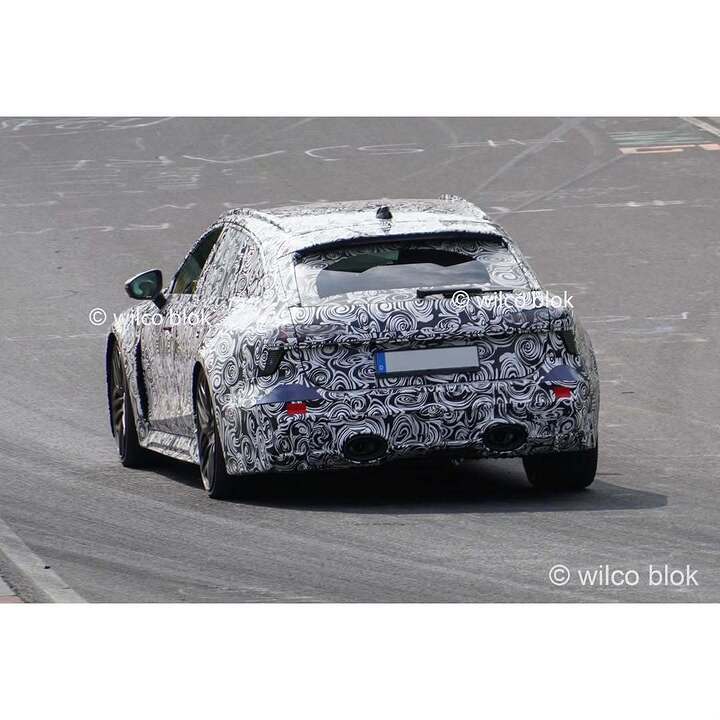 Next-gen Audi RS6 caught testing at the Nürburgring!#audi #rs6 #audirs6 #v6 #pluginhybrid #prot (2)