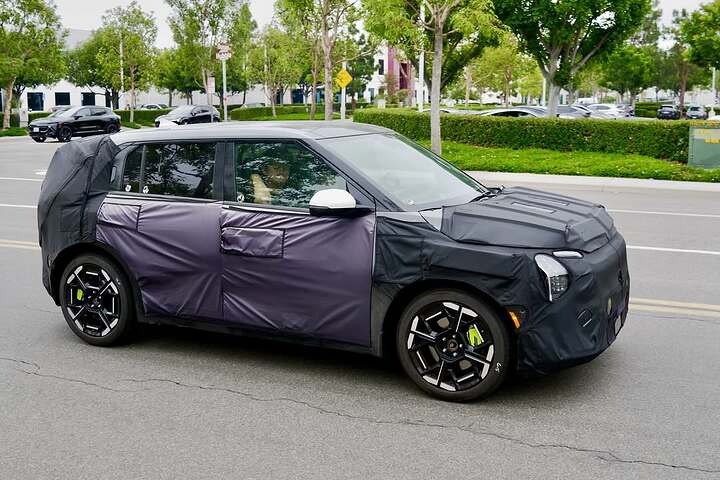 2026 Kia EV3 GT caught on camera in US during testing. #2026kiaev3gt #kiaev3gt #spotted #testmul
