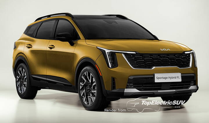 Kia-Sportage-Hybrid-facelift-rendering