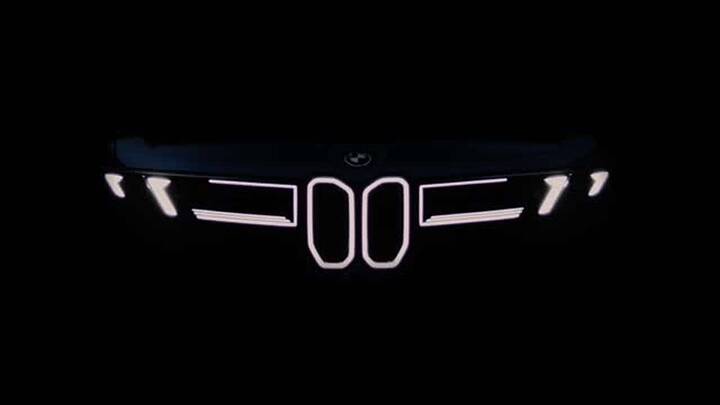 BMW iX3 Grille Teaser Photo