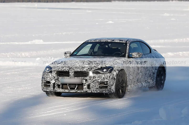 El nuevo BMW M2 CS se traslada a las pruebas de invierno tras un largo (4)