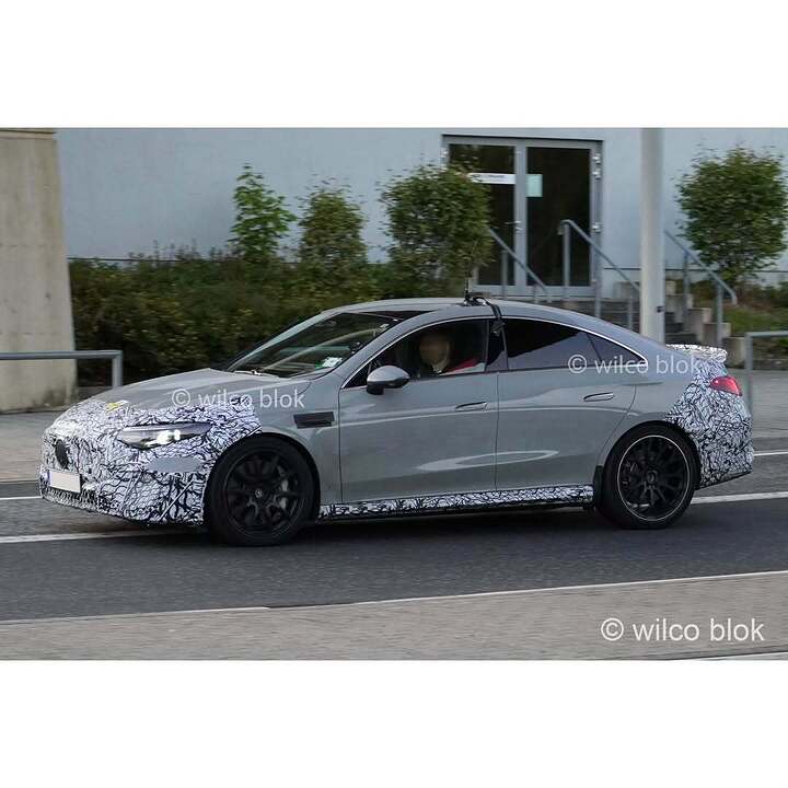AMG version of the Mercedes CLA is on the way!#Mercedes #amg #cla #erlkönig #nürburgring (1)