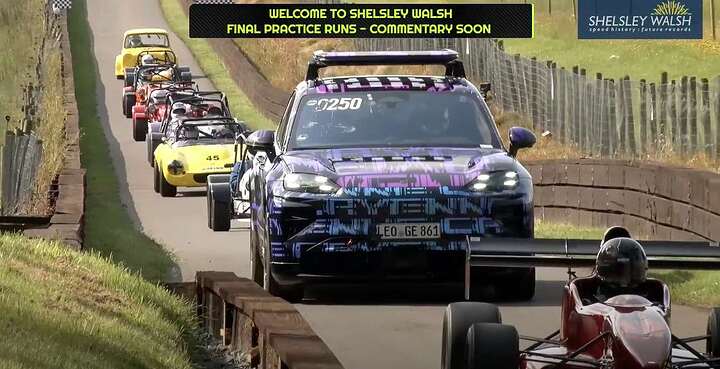Gabriela Jílková na Shelsley Walsh Hill Climb Zdroj: Shelsley Walsh