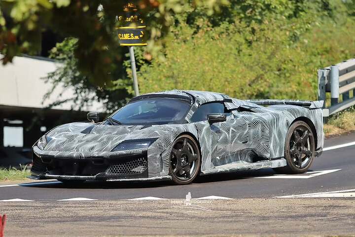 The F80 Aperta, the final road testing is now on her way! Will this be the big reveal model for