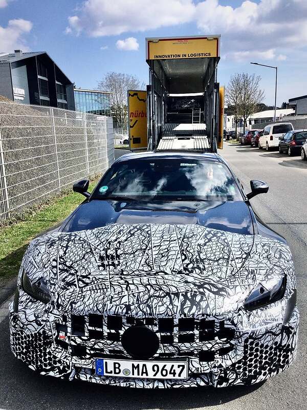 💥💥💥💥💥SPYSHOTS 2027 Mercedes-AMG GT Coupe Facelift #amg #mercedesamg #spied #erlkönig #spysh (2)