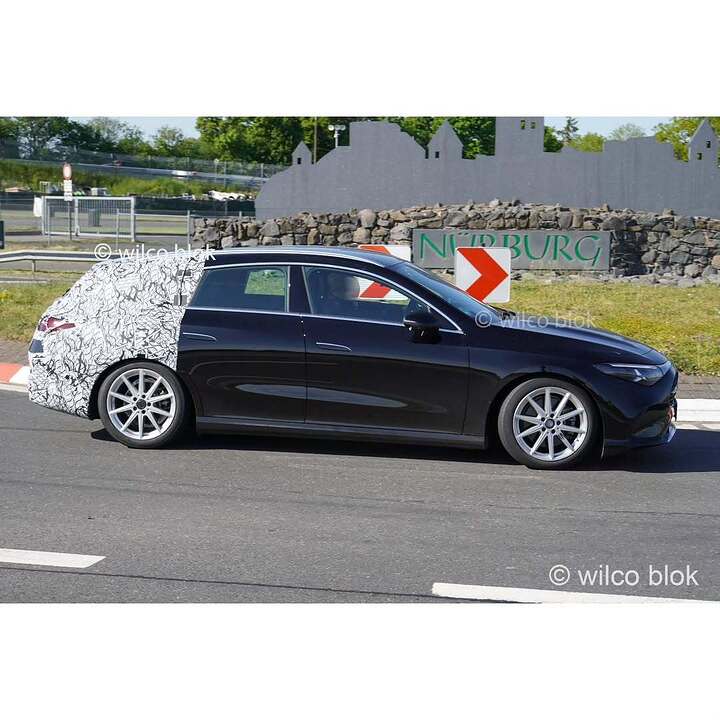Shooting Brake version of the new Mercedes CLA is on the way! Do you like it#Mercedes #cla #shootingbrake #mercedescla #clashootingbrake #prototype #erlkönig #spyshot #carspy #nürburgring #Germany #luxury #lifestyle #dasbesteodernich (1)