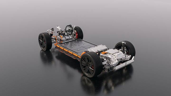 PPE - Premium Platform Electric, rear view, 2022, Porsche AG