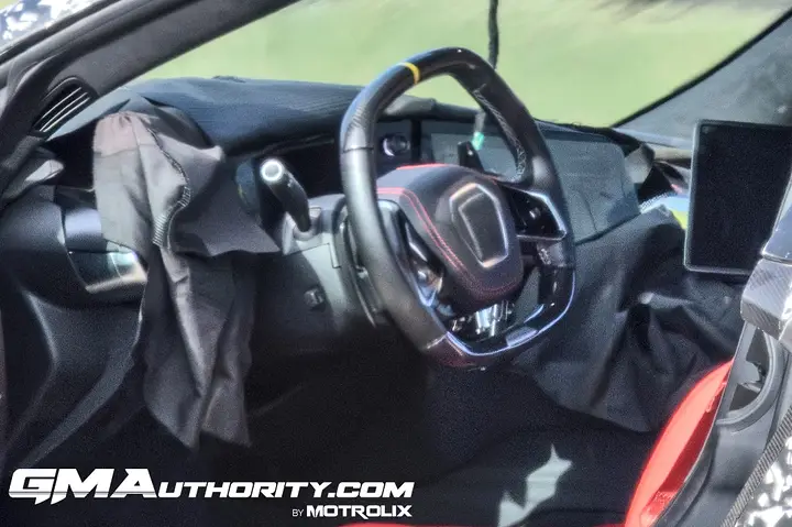 2026-Chevrolet-Corvette-ZR1-Zora-Prototype-Spy-Shots-March-2025-Interior-012-dash-steering-wheel