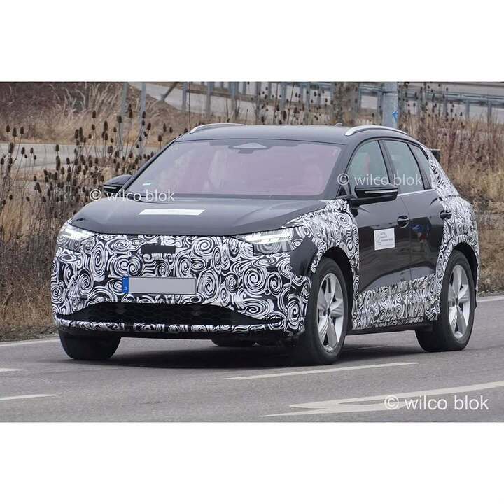 Refreshed Audi Q4 e-tron spotted! #audi #q4 #etron #Erlkönig #erwischt