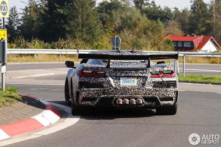 Chevrolet is currently developing a high-performance beast and testing it at the Nürburgring - the highly anticipated Chevrolet Corvette C8 Zora!   This upcoming model will be a hybrid variant of the C8 and is set to be the flagship o (9)