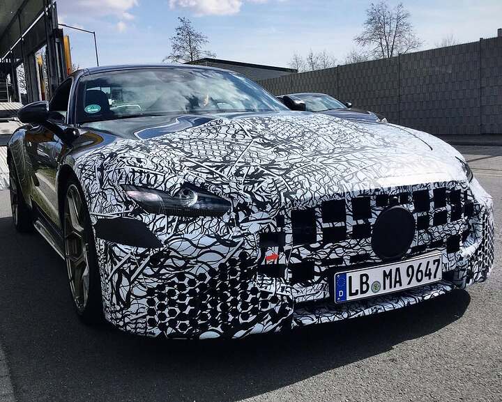 💥💥💥💥💥Spy Photos- Refreshed 2027 Mercedes-AMG GT #amg #amggt #spied #erlkönig #spyshots