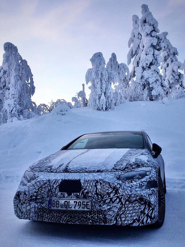 💥💥💥💥💥Spyshots 2026 Mercedes-Benz EQS Facelift spied testing in Sweden #mercedes #mercedesbe