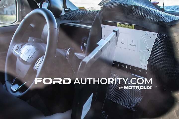 2025-ford-bronco-sport-refresh-prototype-spy-shots-december-2023-interior-and-screen-004