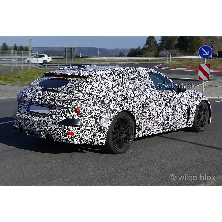 Next generation Audi RS6 spotted!Sources say the V8 may be swapped for a plug-in hybrid V6...#audi #rs6 #audirs6 #prototype #erlkönig #spyshot #carspy #nürburgring #Germany #german #luxury #lifestyle (1)