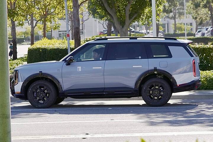 Kia Telluride X-Pro test vehicle