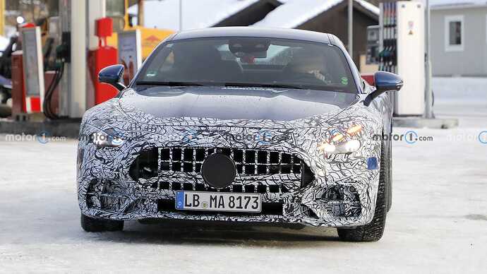 mercedes-amg-gt-front-view-facelift-spy-photo