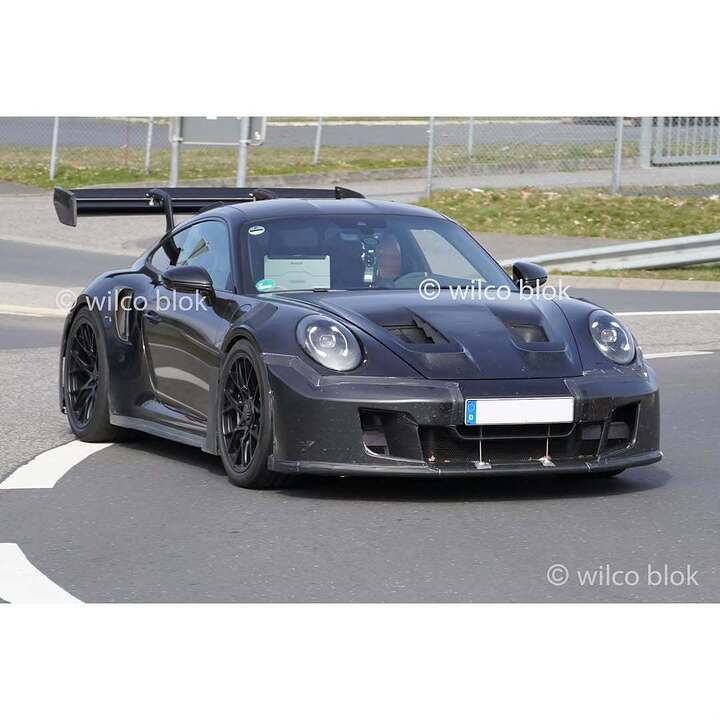 Porsche 992.2 GT3RS spied in Nürburg!#Porsche #911 #gt3rs #9922 #Erlkönig