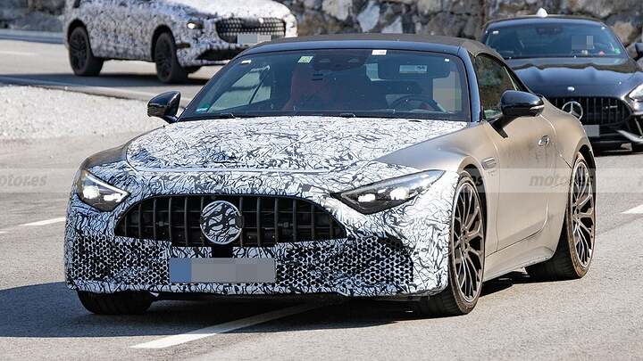 Cazado el nuevo Mercedes-AMG descapotable con motor V8 que revolucionará el mercado de los deportivos 0