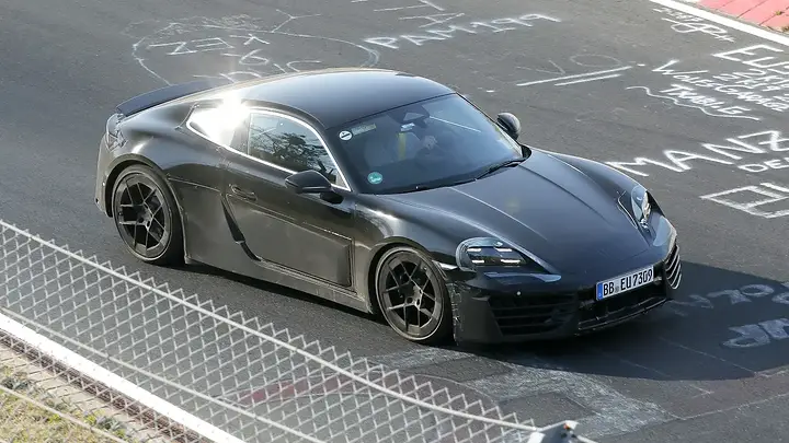 Porsche Cayman EV at Nurburgring-2