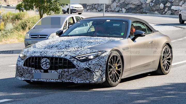 Cazado el nuevo Mercedes-AMG descapotable con motor V8 que revolucionará el mercado de los deportivos 2