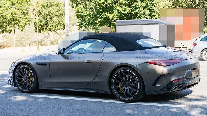 Cazado el nuevo Mercedes-AMG descapotable con motor V8 que revolucionará el mercado de los deportivos 8
