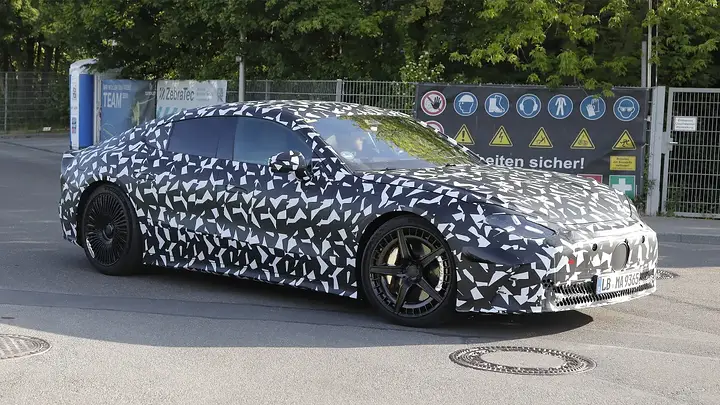 Mercedes-AMG GT 4-Door EV spy shots-3