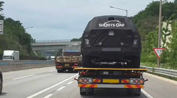 genesis gv80 hybrid spied